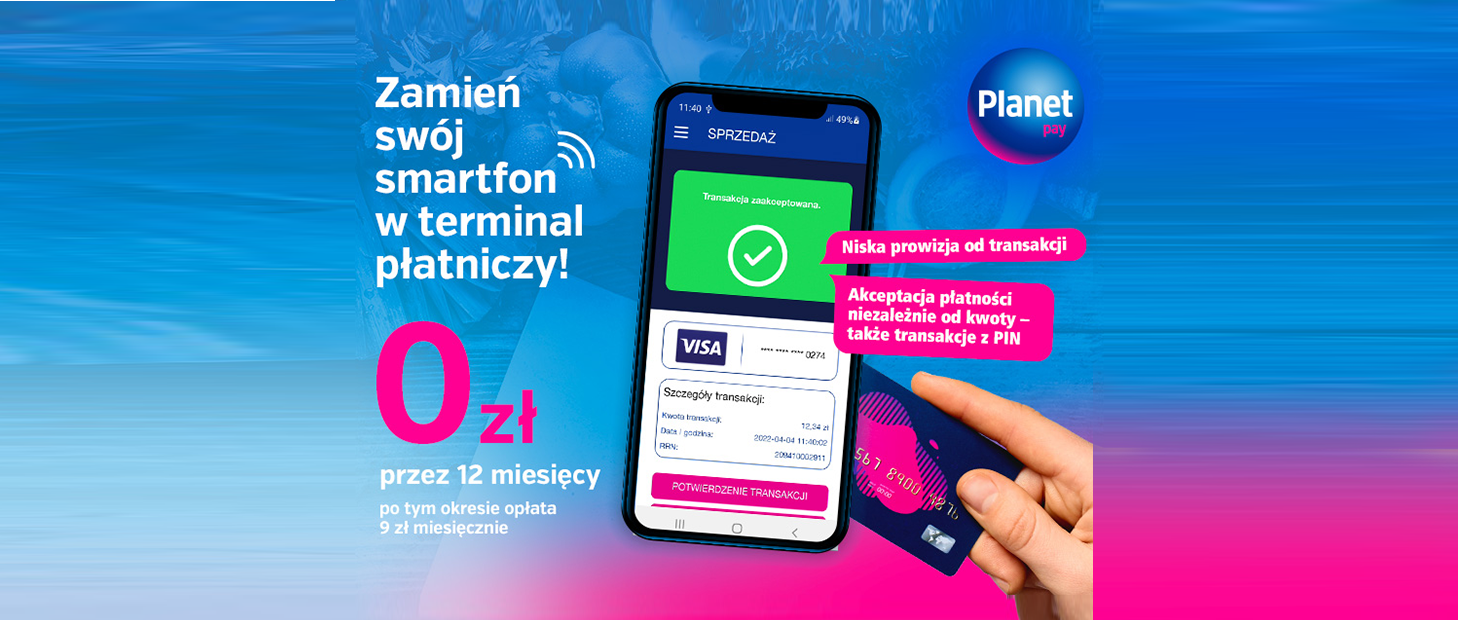 Zmień swój Smartfon w terminal płatniczy